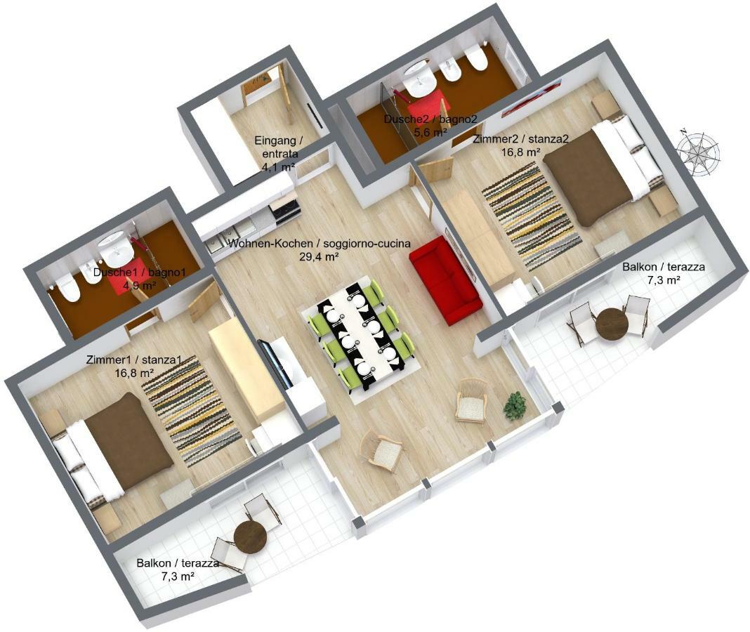 Apartments Bachmann Сан Кандидо Екстериор снимка